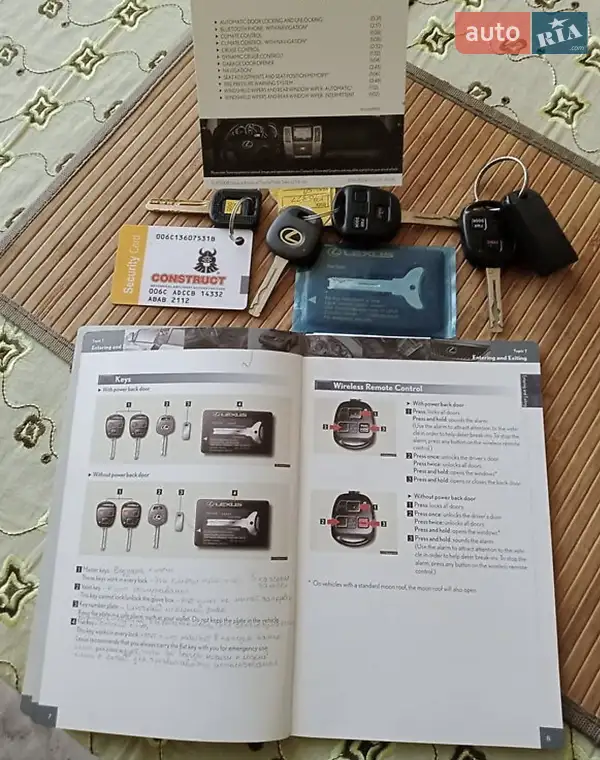 Внедорожник / Кроссовер Lexus RX 2008 в Козельце документ