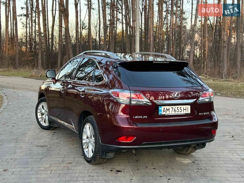Позашляховик / Кросовер Lexus RX 2012 в Житомирі фото 20 Позашляховик / Кросовер Lexus RX 2012 в Житомирі