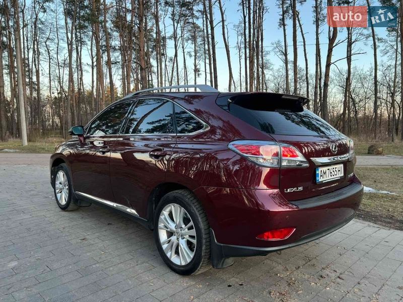 Позашляховик / Кросовер Lexus RX 2012 в Житомирі фото 22 Позашляховик / Кросовер Lexus RX 2012 в Житомирі