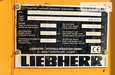Колесный экскаватор Liebherr 314 2005 в Черновцах