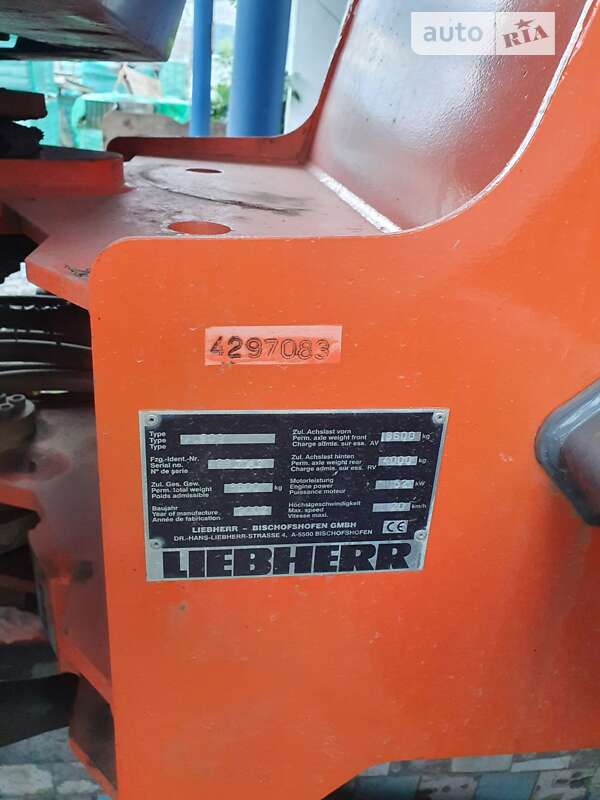 Фронтальні навантажувачі Liebherr L 509 2002 в Камені-Каширському