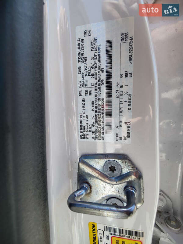 Внедорожник / Кроссовер Lincoln MKC 2017 в Киеве