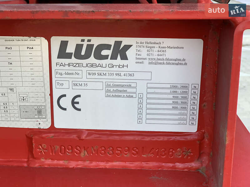 Полуприцеп Luck SKF 2009 в Виннице