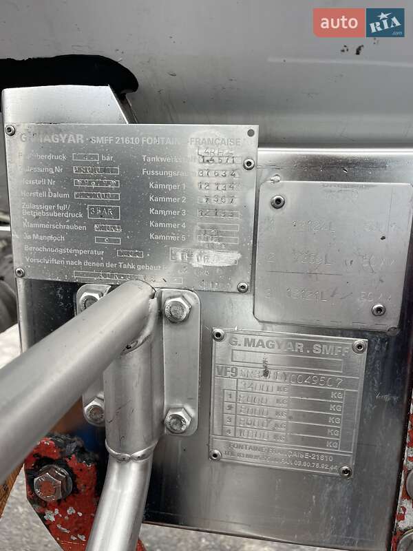 Цистерна полуприцеп Magyar SR34E 2000 в Виннице фото 43 Цистерна полуприцеп Magyar SR34E 2000 в Виннице