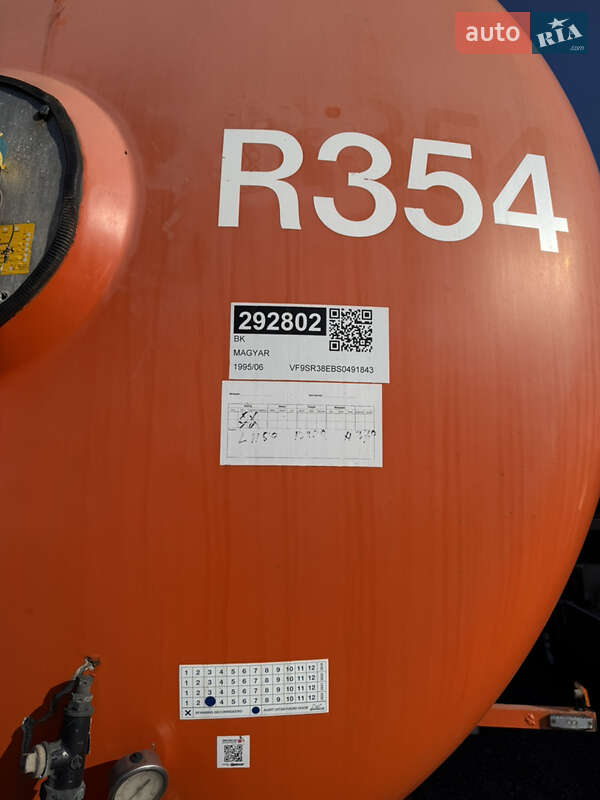 Цистерна напівпричіп Magyar SR3MEB 1995 в Жовкві