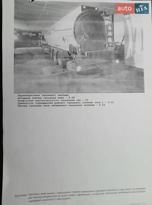 Цистерна полуприцеп Magyar SR 2008 в Киеве документ