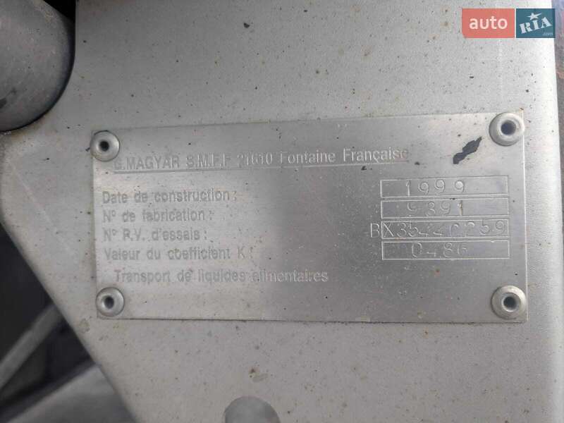 Цистерна полуприцеп Magyar SR 1999 в Тернополе