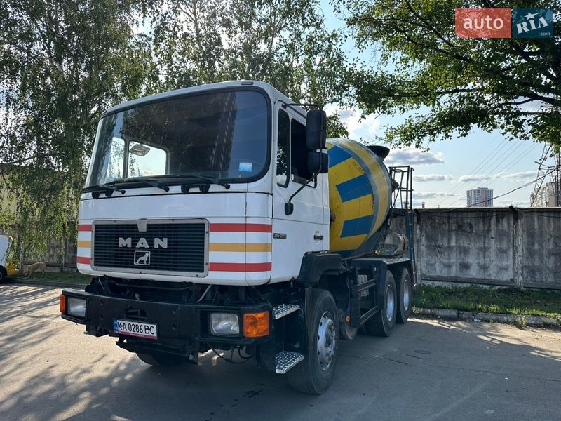 Бетонозмішувач (Міксер) MAN 12.224 1990 в Києві фото Бетонозмішувач (Міксер) MAN 12.224 1990 в Києві