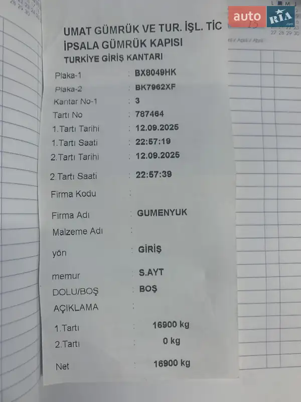 Тягач MAN 18.480 2012 в Хмельницком документ