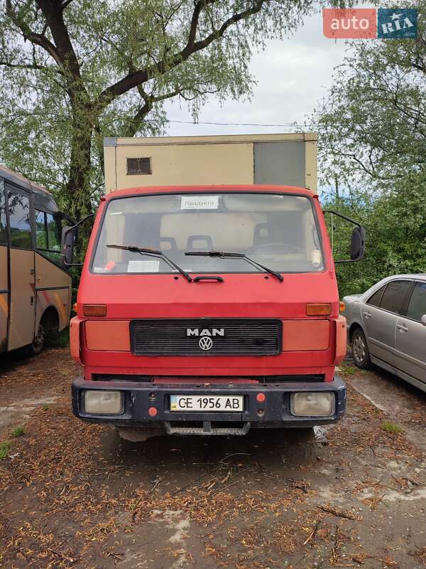 Грузовой фургон MAN 8.150 груз. 1991 в 