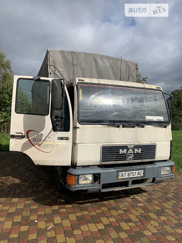 Тентованый MAN 8.163 1998 в Ивано-Франковске фото 3 Тентованый MAN 8.163 1998 в Ивано-Франковске