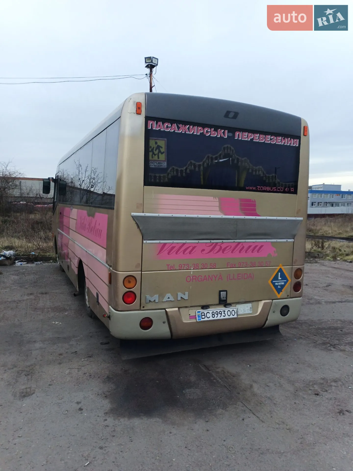 MAN 9.150 пасс. 1995 VIN WVML050407G085775 фото оголошення 2 з 10