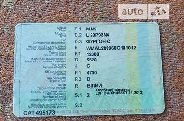 Грузовой фургон MAN 9.153 1995 в 