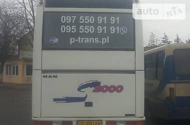 Туристический / Междугородний автобус MAN S 2000 1999 в Черновцах