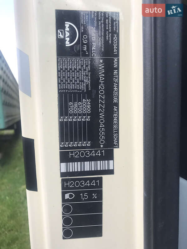 Контейнеровоз MAN TGA 2002 в Бродах