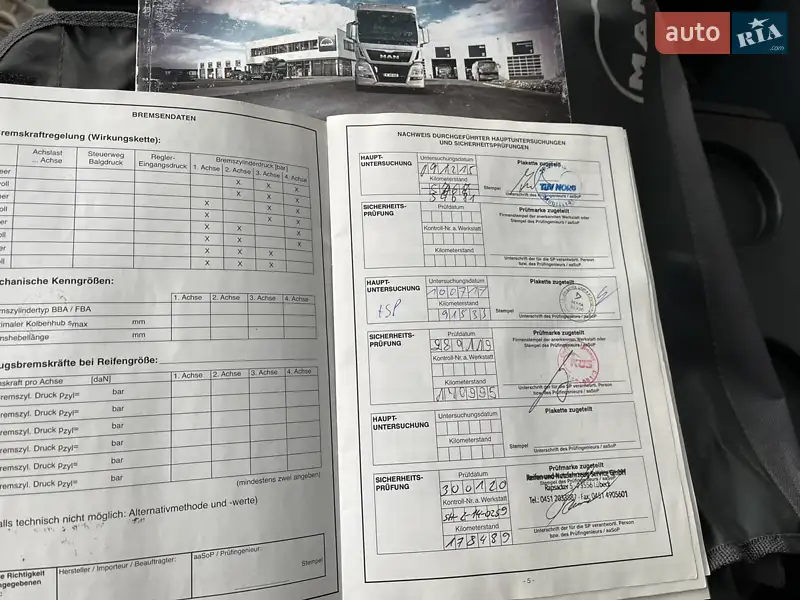 Вантажний фургон MAN TGL 2013 в Луцьку документ