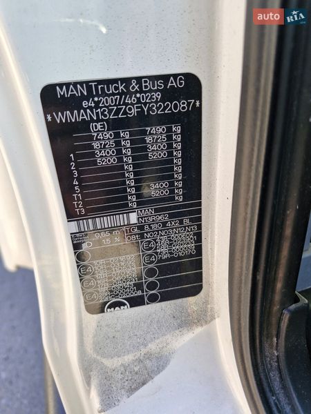Грузовой фургон MAN TGL 2015 в Киеве фото 16 Грузовой фургон MAN TGL 2015 в Киеве