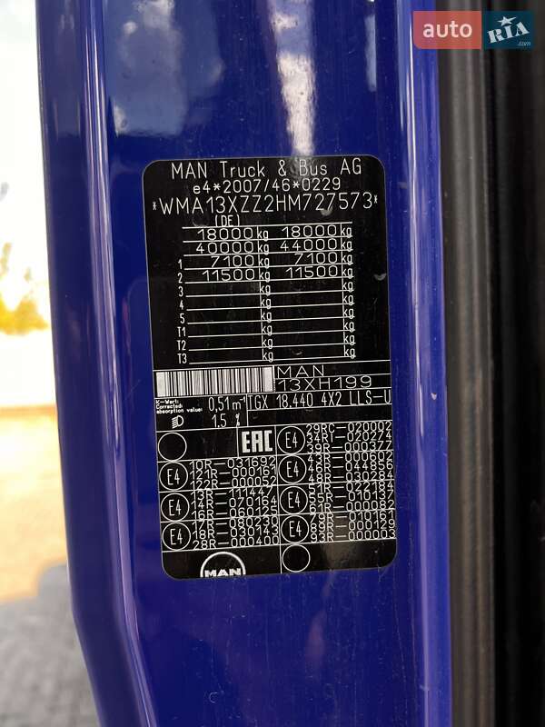 Тягач MAN TGX 2016 в Луцке фото 25 Тягач MAN TGX 2016 в Луцке