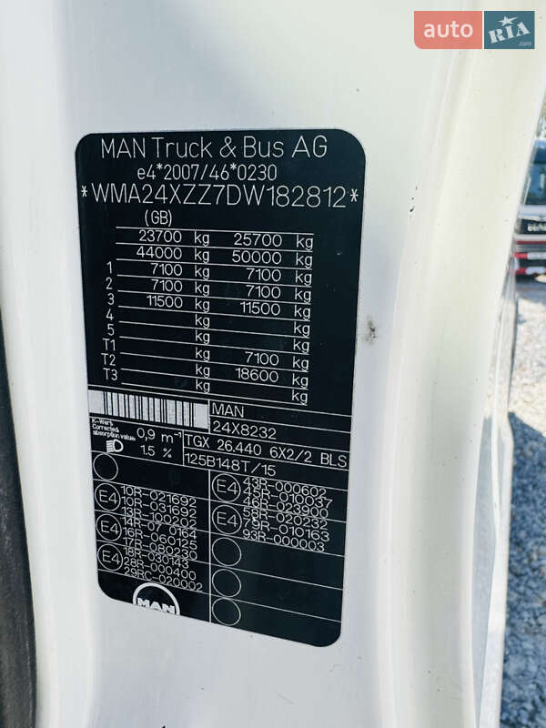 Тягач MAN TGX 2013 в Бучачі