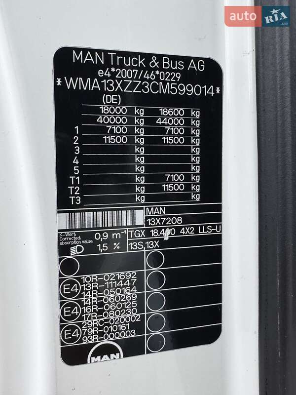 Тягач MAN TGX 2012 в Вінниці фото 31 Тягач MAN TGX 2012 в Вінниці