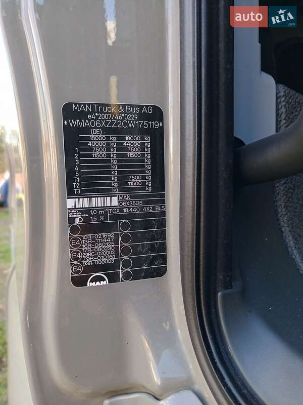 Тягач MAN TGX 2012 в Полтаві