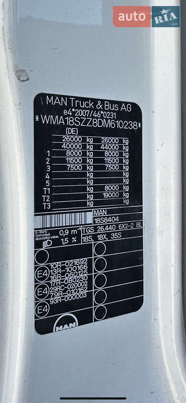 Кран-манипулятор MAN TGX 2012 в Буче