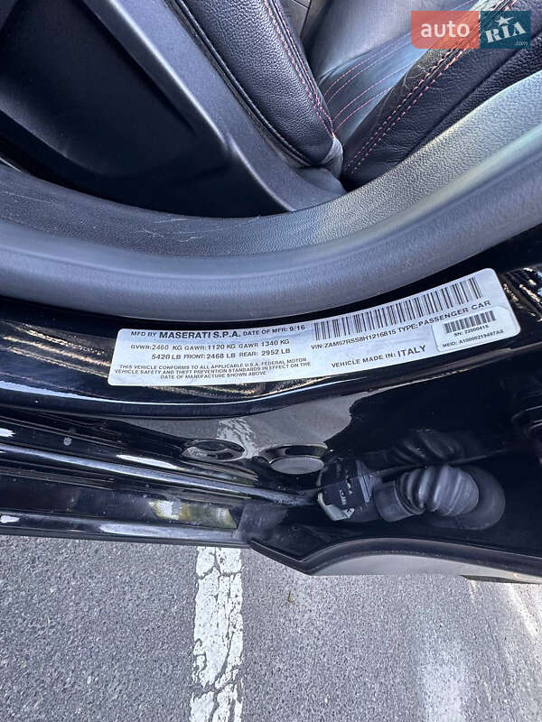 Седан Maserati Ghibli 2016 в Киеве