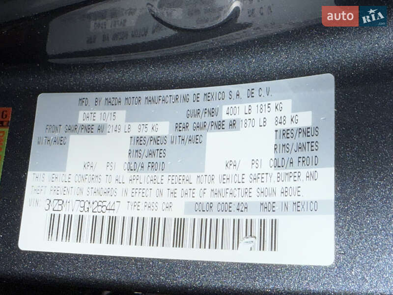 Седан Mazda 3 2015 в Киеве фото 22 Седан Mazda 3 2015 в Киеве