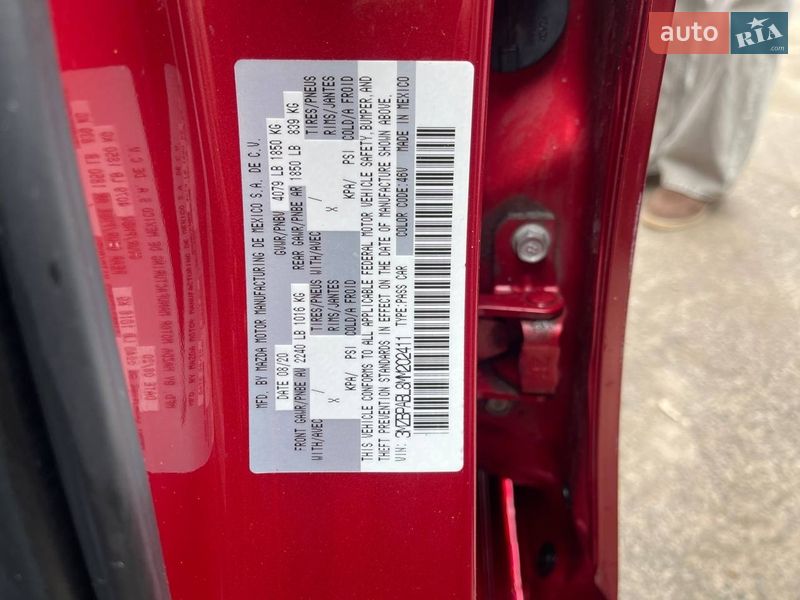 Седан Mazda 3 2020 в Днепре