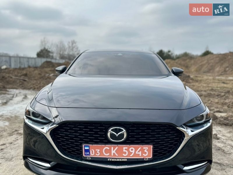 2022 Mazda MAZDA3, VIN 3MZBPBAY5NM312661:plate — zdjęcie 1 (autoria)