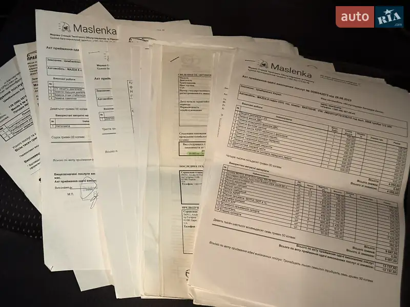 Седан Mazda 6 2008 в Киеве документ