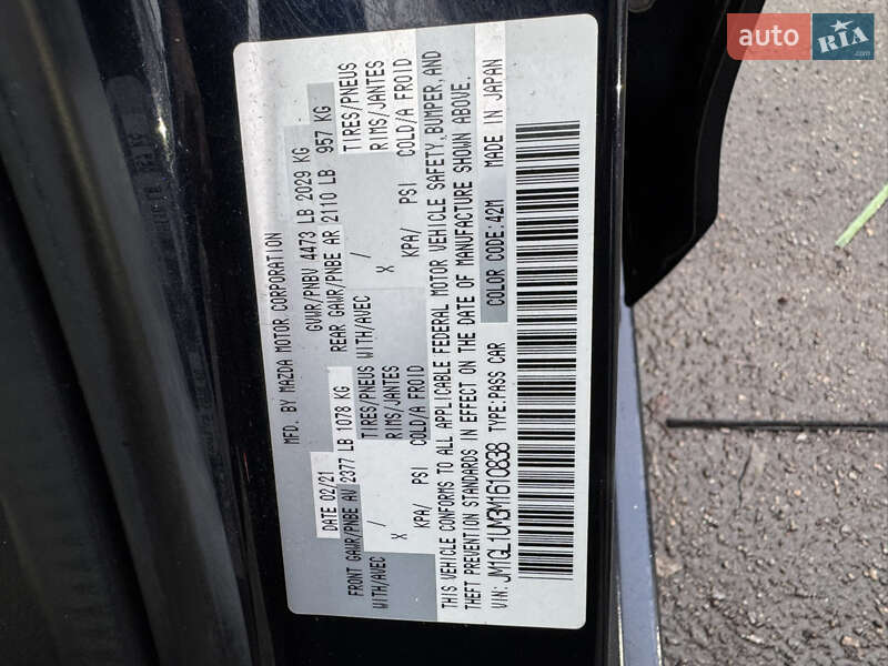 Седан Mazda 6 2021 в Запоріжжі