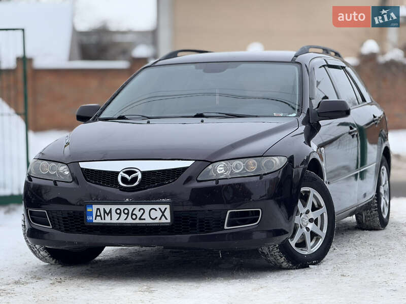 2006 Mazda 6, VIN JMZGY19R671445116:plate — фото 1 (autoria)