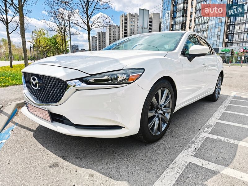 2018 Mazda 6, VIN JM1GL1UM7J1335635:plate — фото 1 (autoria)
