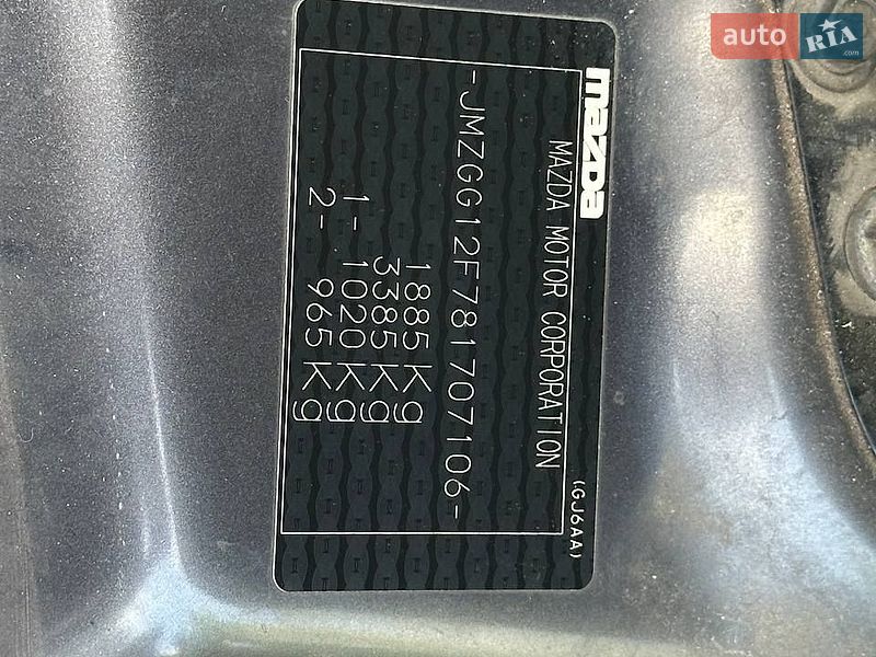 Седан Mazda 6 2007 в Одесі