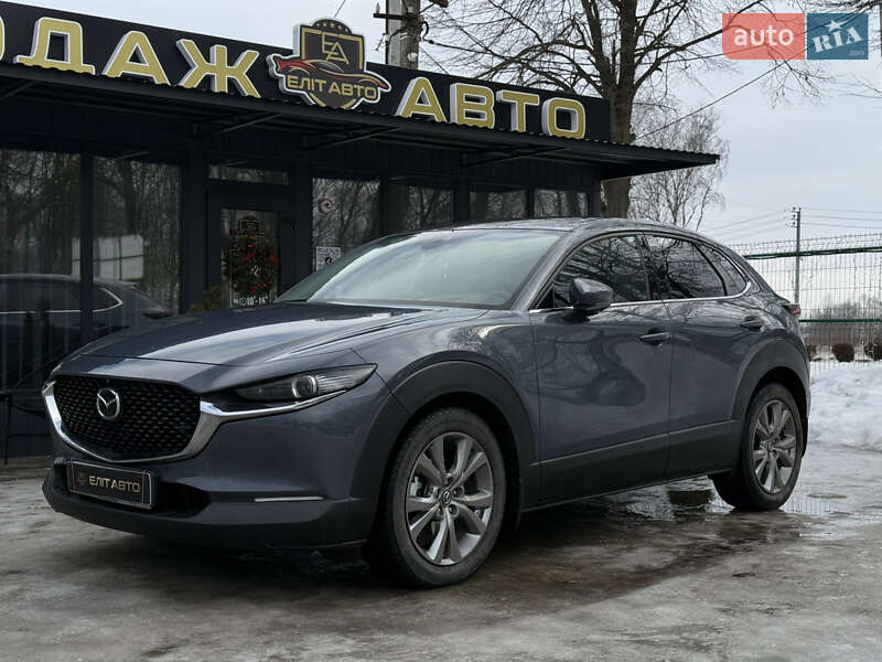 2021 Mazda CX-30, VIN JMZDM5W7A00218471:plate — photo 1 (autoria)