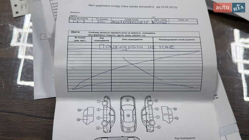 Внедорожник / Кроссовер Mazda CX-7 2012 в Одессе