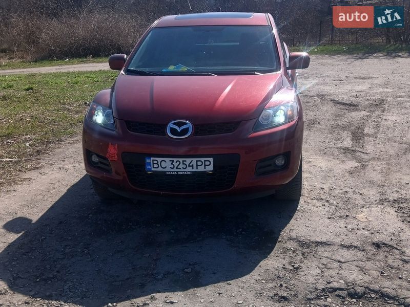 2007 Mazda CX-7, VIN JM3ER29L470159934:plate — фото 1 (autoria)