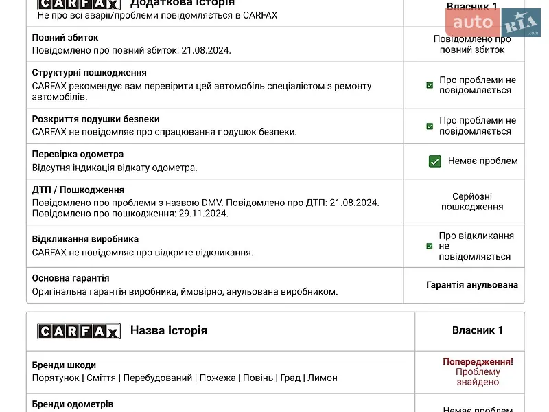 Внедорожник / Кроссовер Mazda CX-9 2022 в Киеве документ