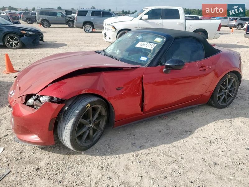2017 Mazda MX5, VIN JM1NDAD79H0125047:plate — фото 1 (autoria)