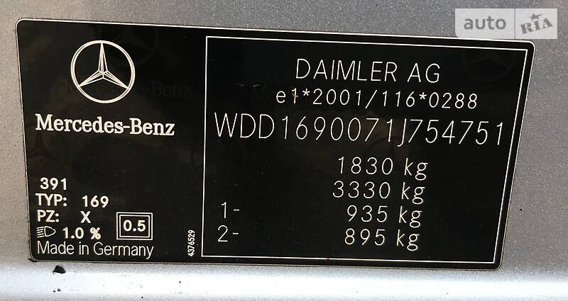 Хетчбек Mercedes-Benz A-Class 2009 в Івано-Франківську