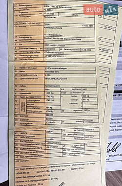 Хэтчбек Mercedes-Benz A-Class 2009 в 