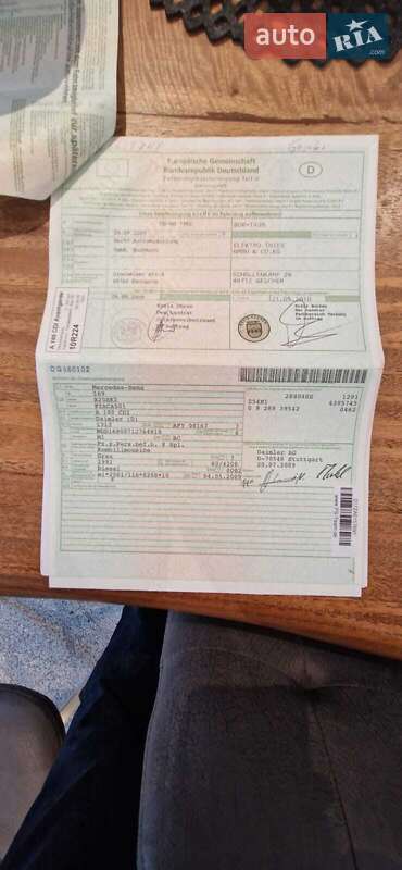 Хетчбек Mercedes-Benz A-Class 2009 в Лукові