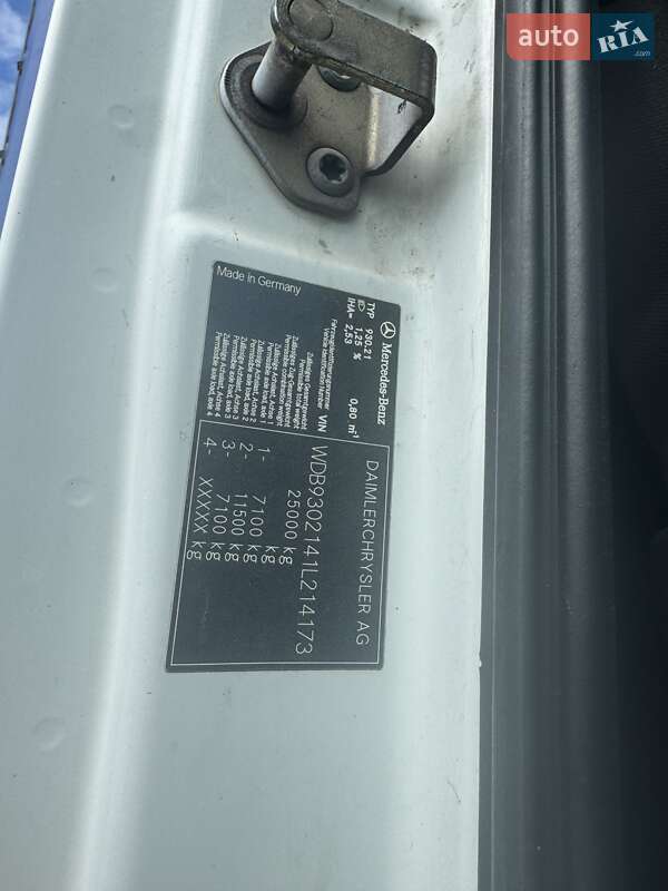 Тентованый Mercedes-Benz Actros 2008 в Черновцах