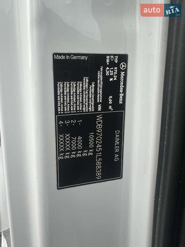 Рефрижератор Mercedes-Benz Atego 2011 в Луцке