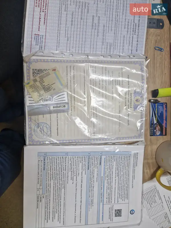 Грузовой фургон Mercedes-Benz Atego 2014 в Запорожье документ