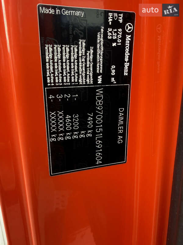 Грузовой фургон Mercedes-Benz Atego 2012 в Бучаче фото 35 Грузовой фургон Mercedes-Benz Atego 2012 в Бучаче