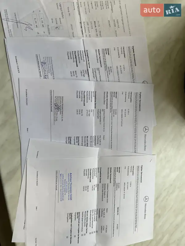 Универсал Mercedes-Benz C-Class 2015 в Иршаве документ