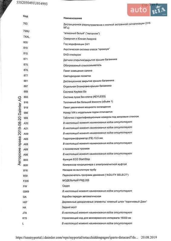 Седан Mercedes-Benz C-Class 2014 в Кривом Роге