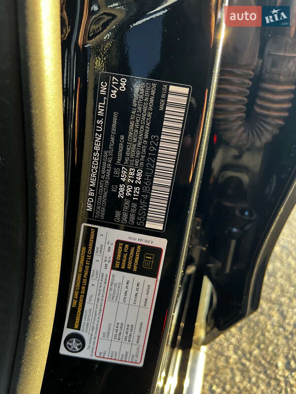 Седан Mercedes-Benz C-Class 2017 в Киеве